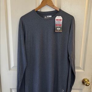Avalanche Men's Charcoal Long Sleeve Tee